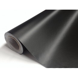 3D carbon fólia čierna