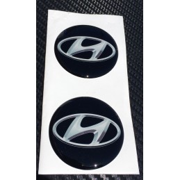 3D nálepka Hyundai čierna...